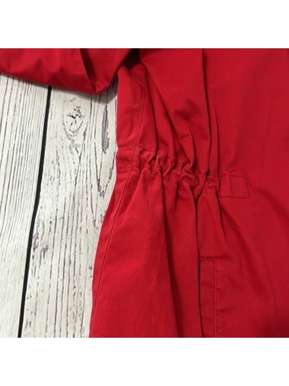 red water resistant snap down lightweight adjustable waist small - Picture 3 of 6